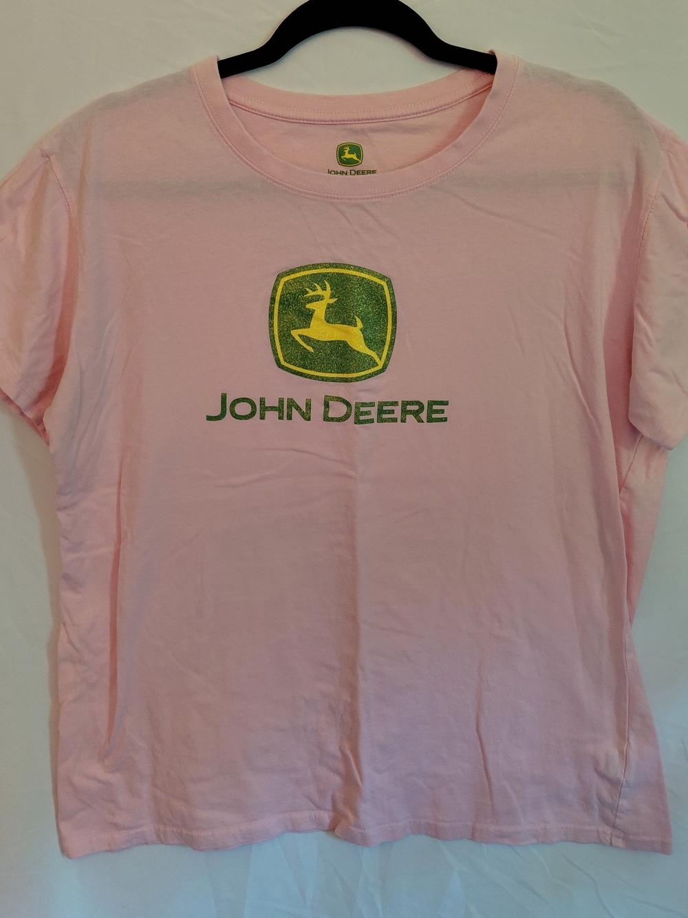 John Deere Pink Logo T-Shirt #2224